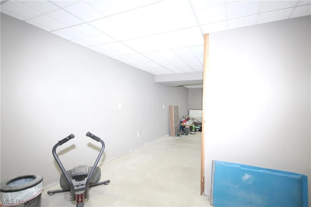 Basement rec room