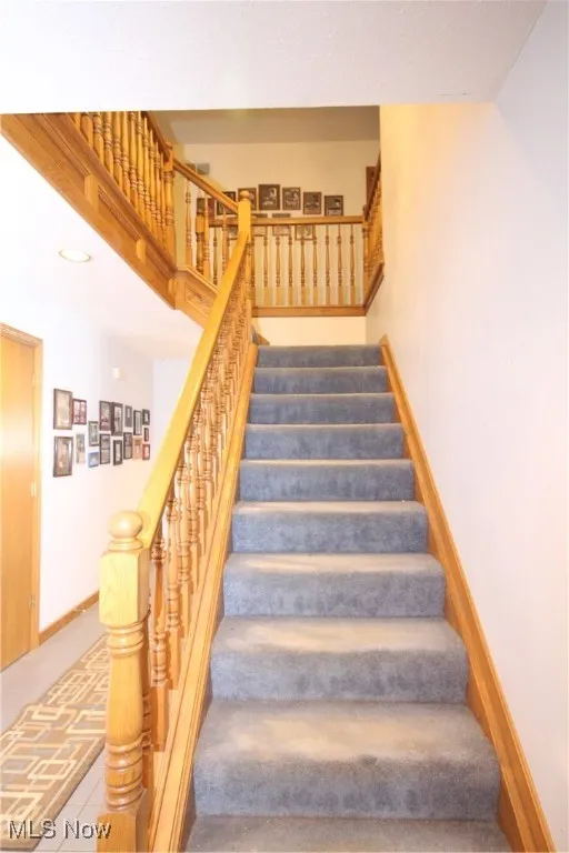 On your way to the 2nd floor.