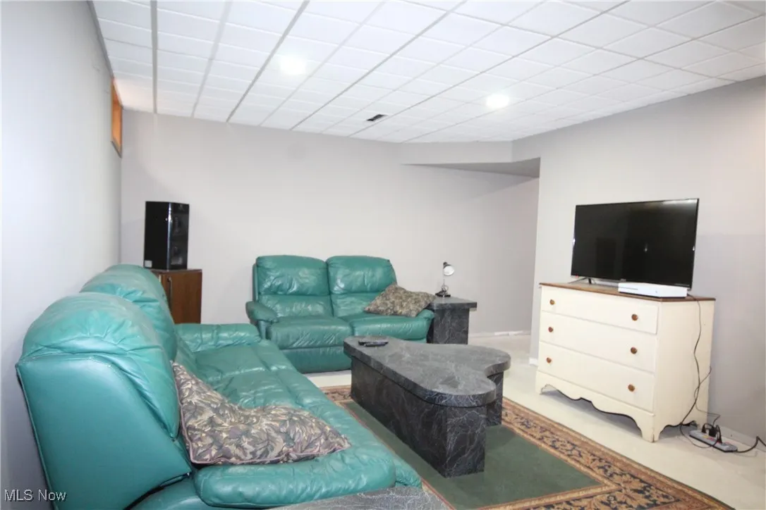 Basement rec room
