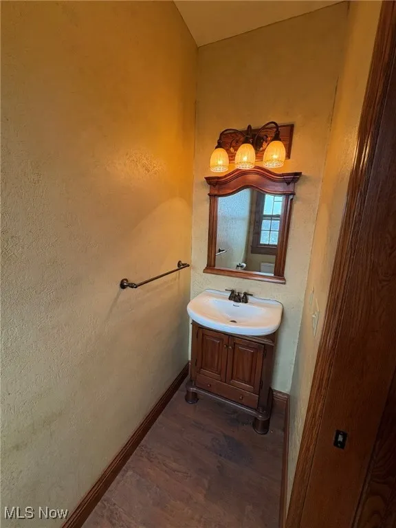 half bath off the laundry room