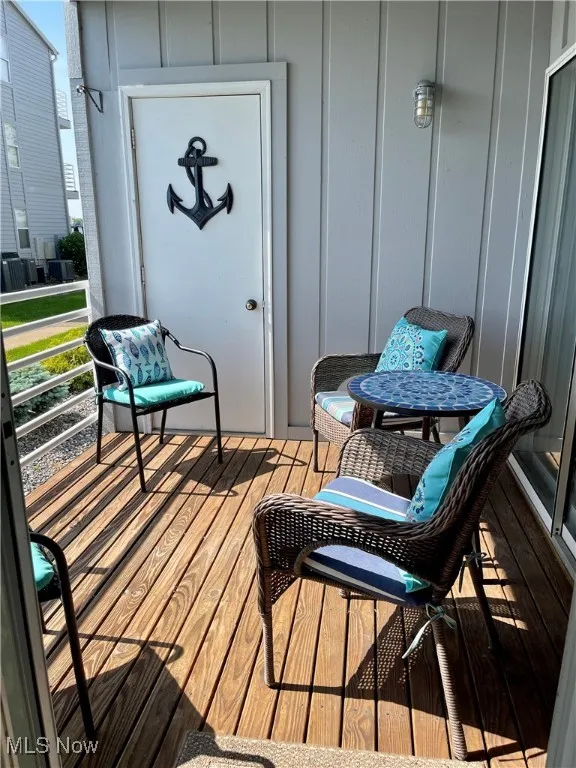View of deck