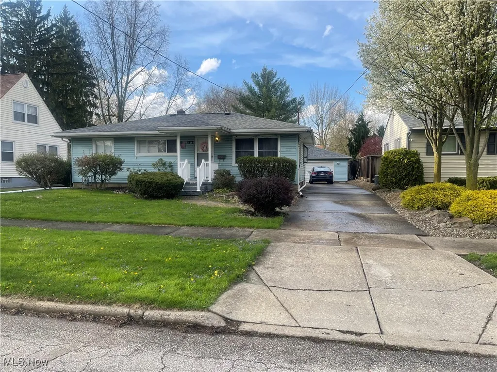 Driveway and 2 car garage