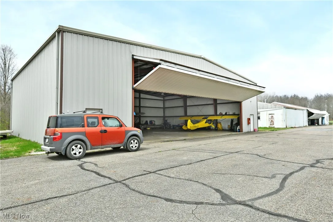 View of pole building