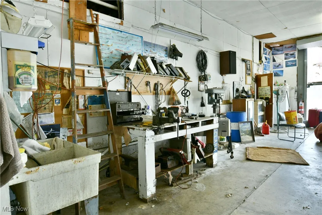 Storage area with a sink