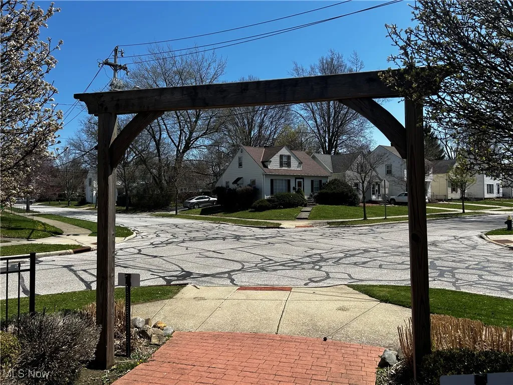 View from park to property