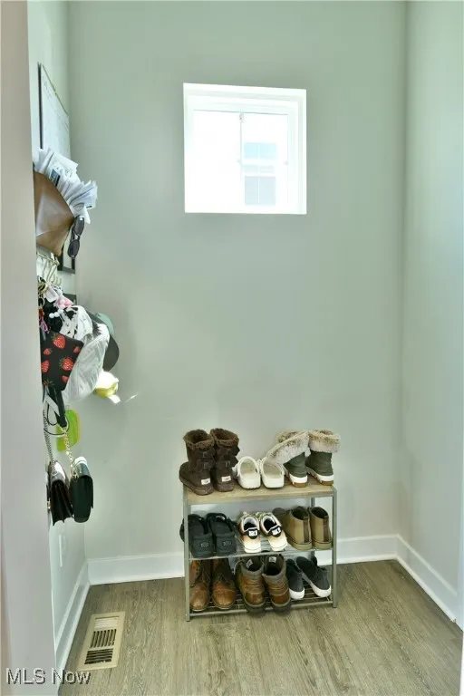 Mud room entry to garage
