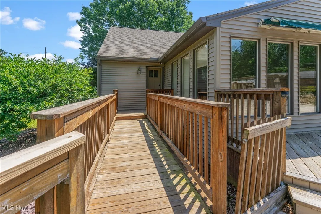 View of deck