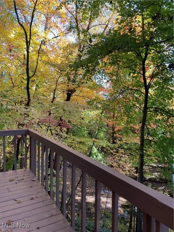 View of deck