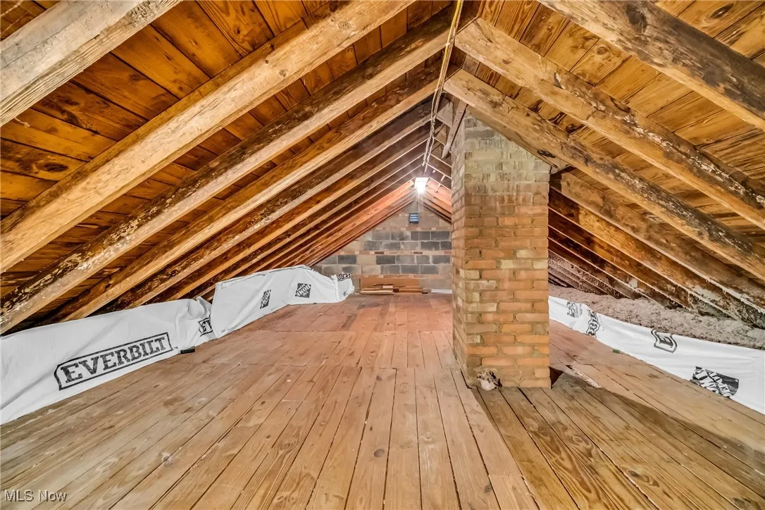 View of attic