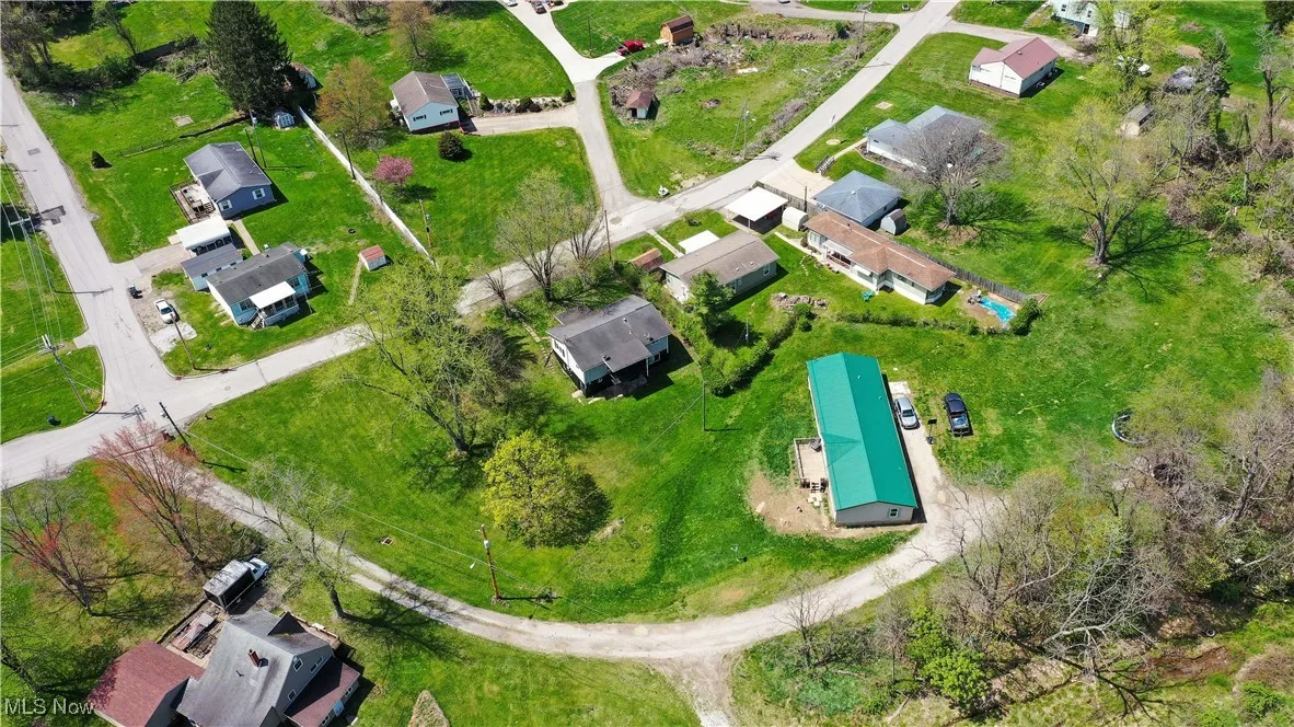 Birds eye view of property featuring a residential view