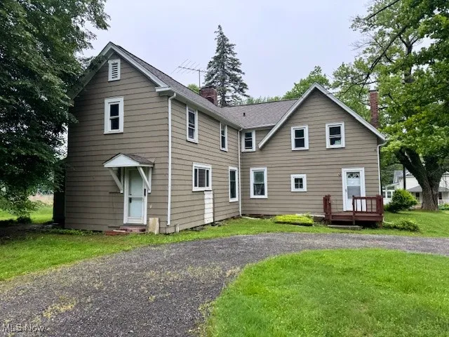 View of back of the home.