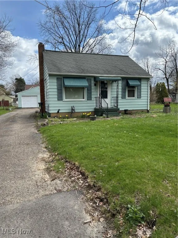 View of front of house featuring home and front yard.