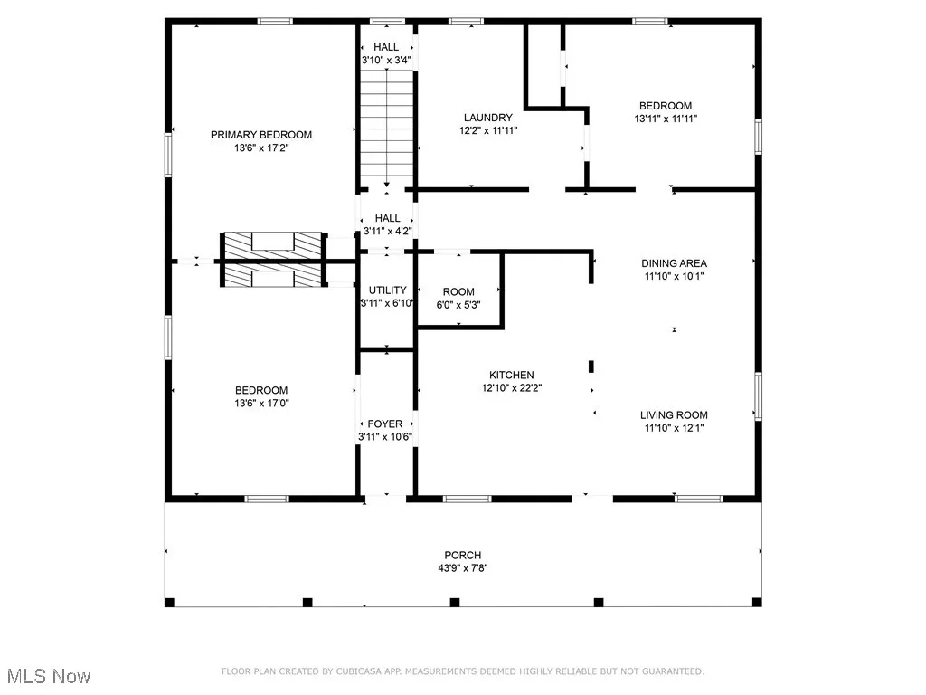 2nd Floor Room layout