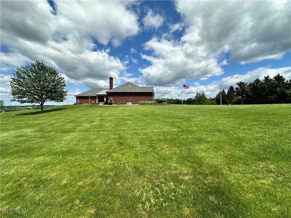 View of green lawn