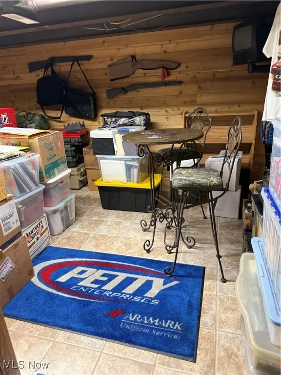 View of storage area