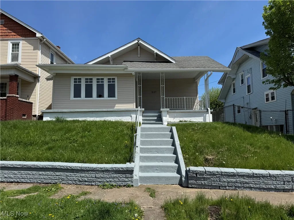Front view of house