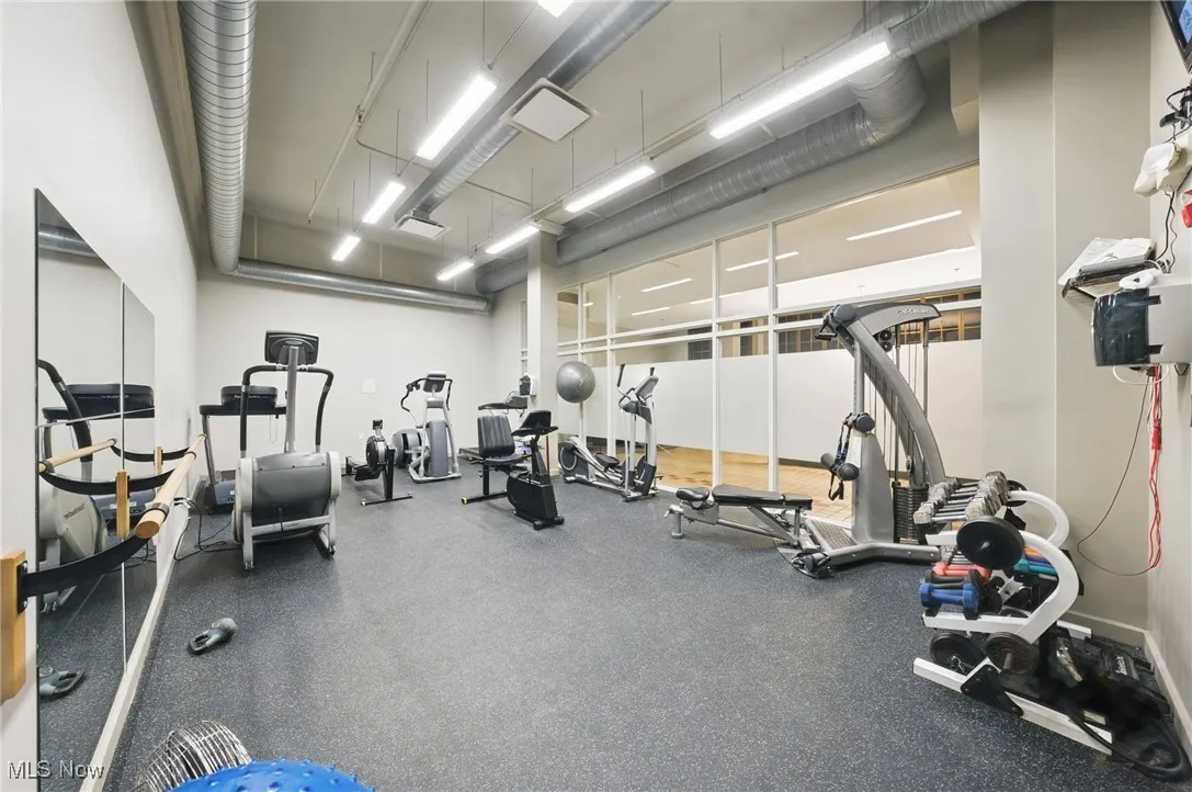 View of exercise room