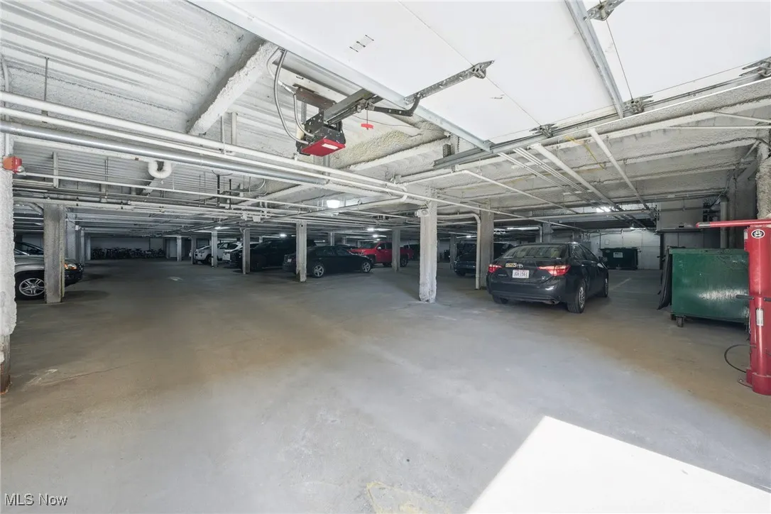 View of parking garage