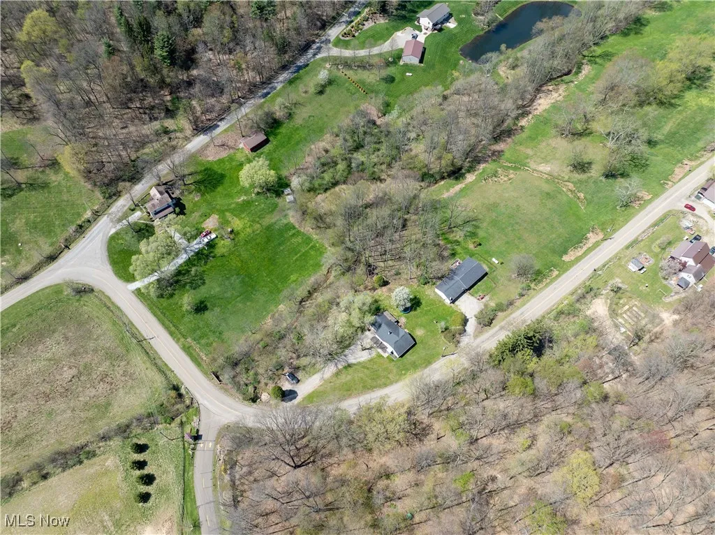Aerial view of property