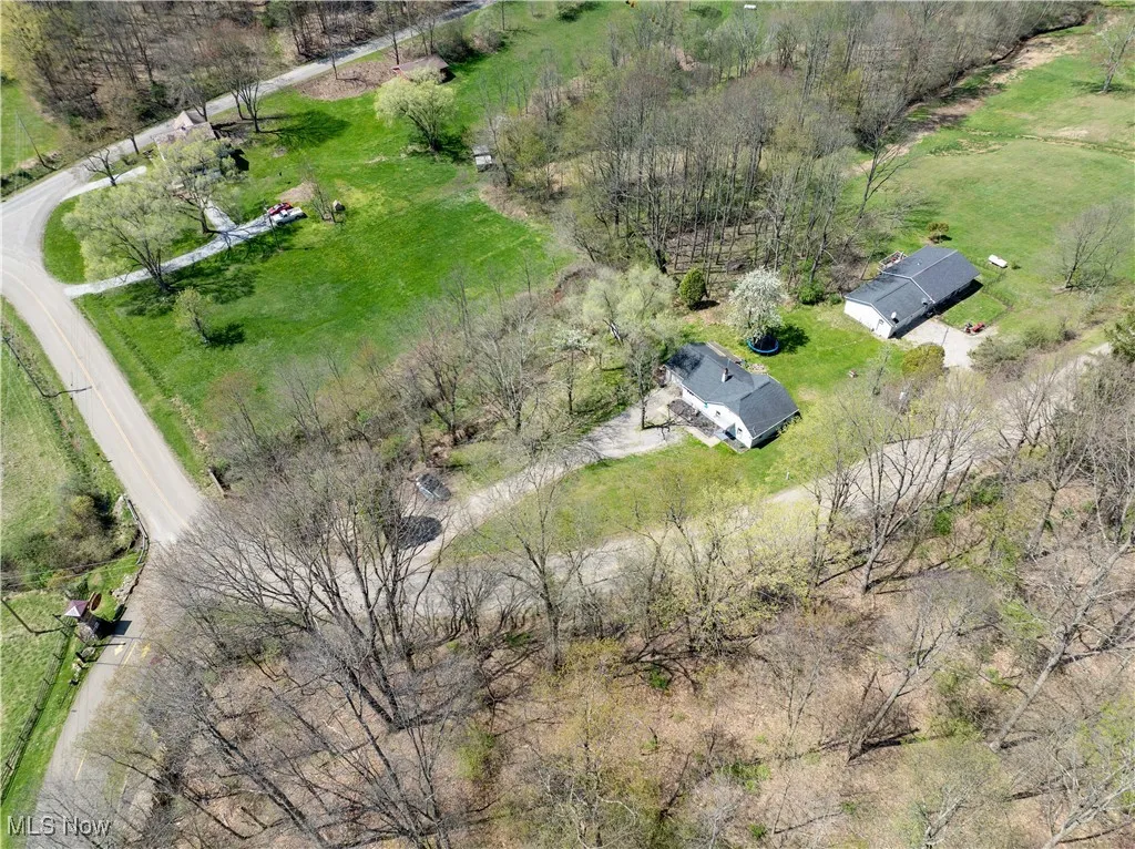 Aerial view of property