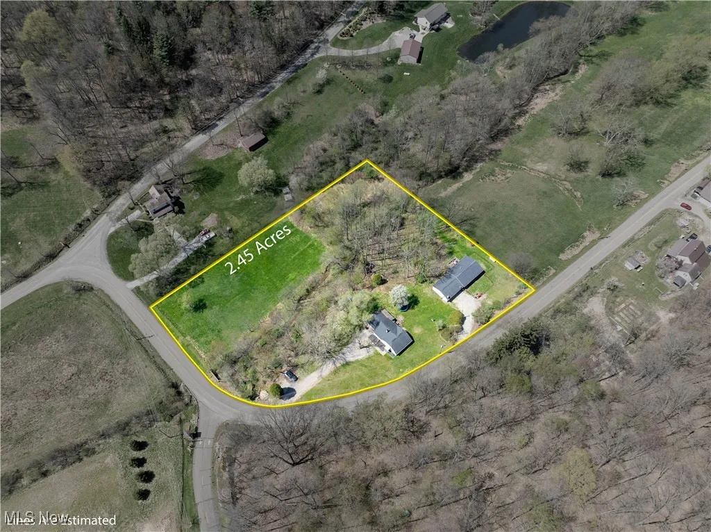 Aerial view of property
