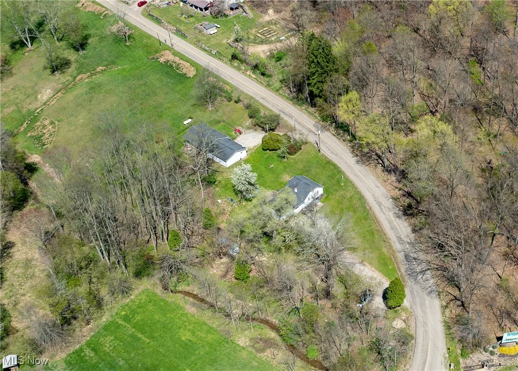 Aerial view of property