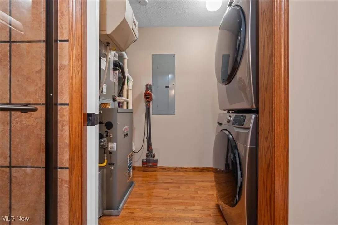 Laundry room in the primary bathroom