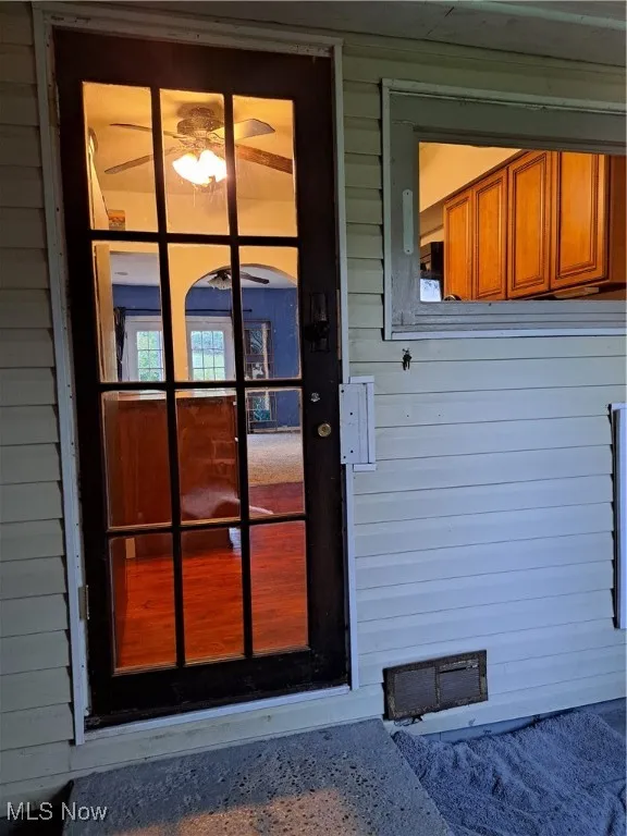 Mudroom between garage and kitchen