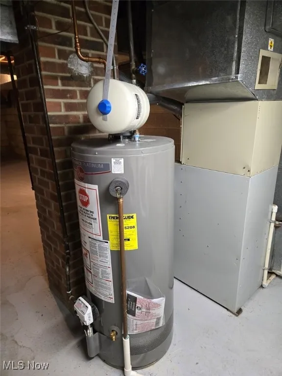 Utilities with gas water heater