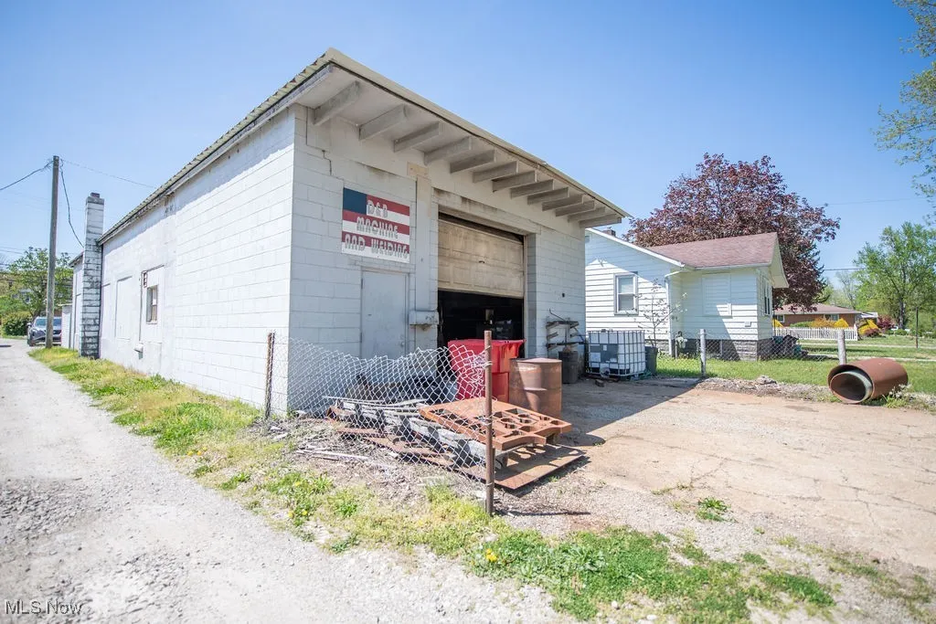 Front of commercial building