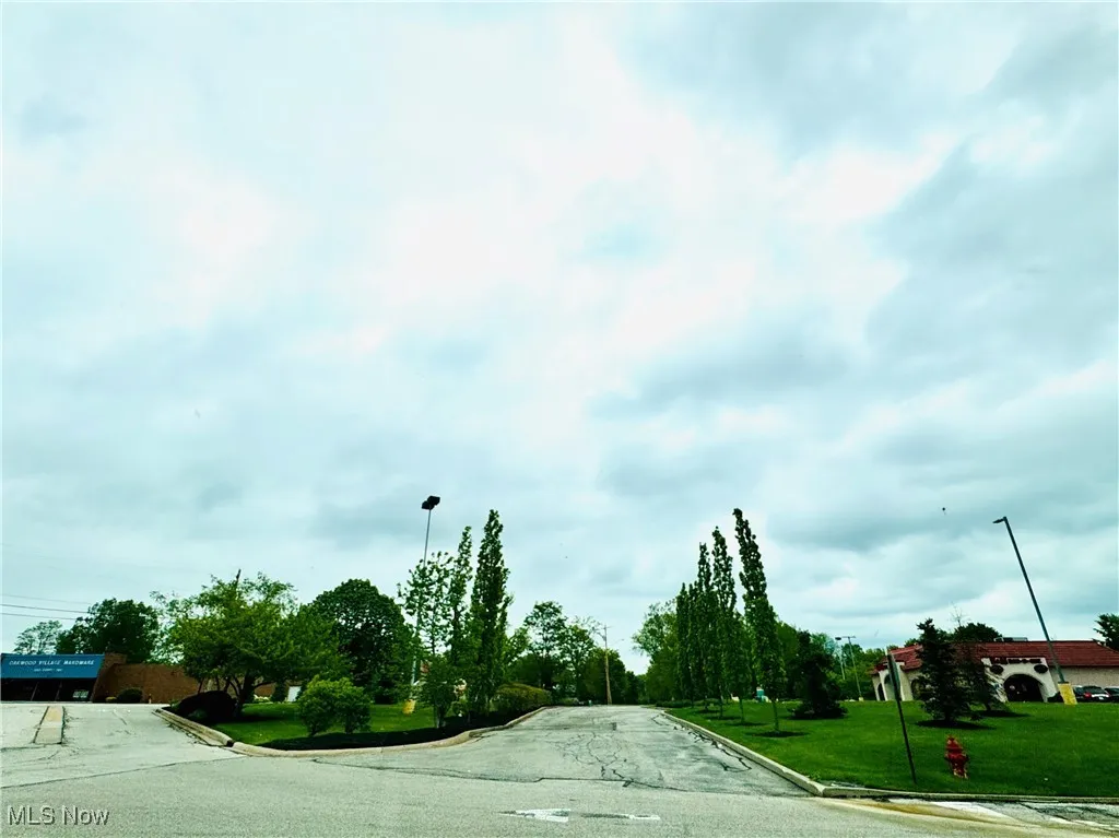 View of nearby shopping center