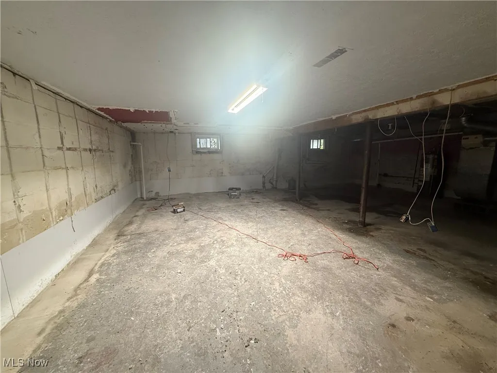 View of basement