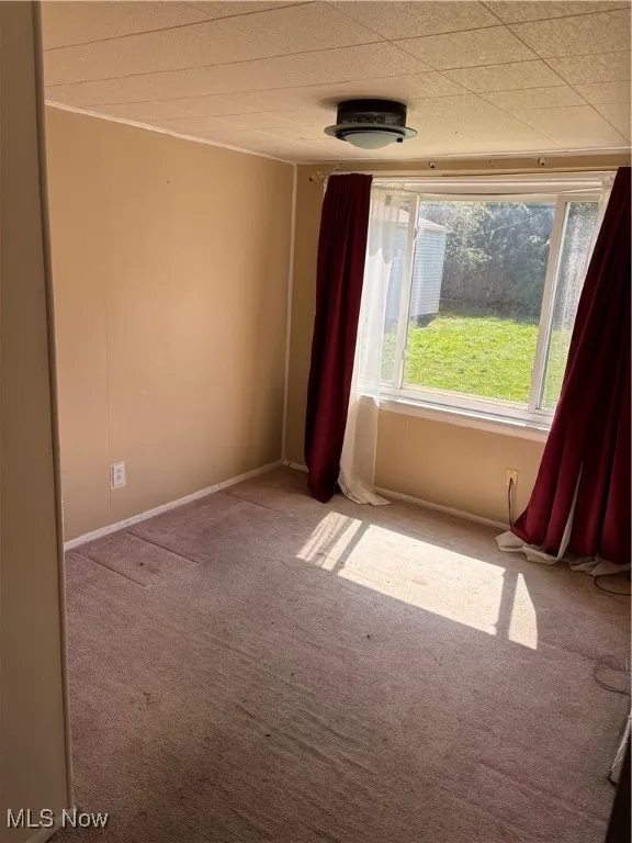Spare room with carpet flooring