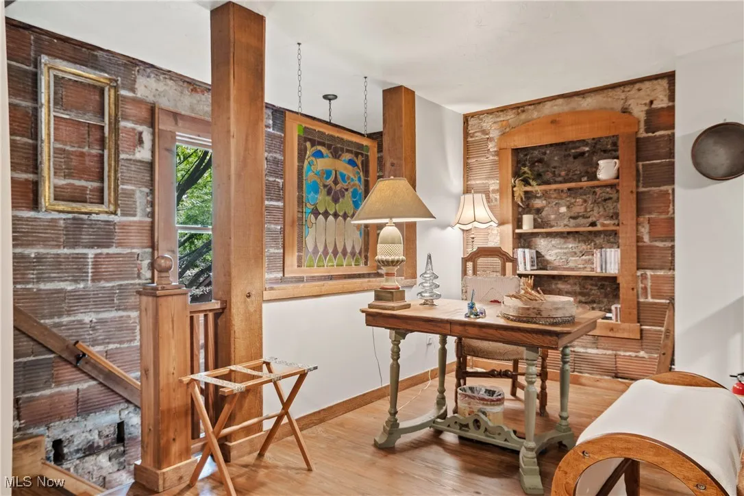 Rear unit Office with exposed brick