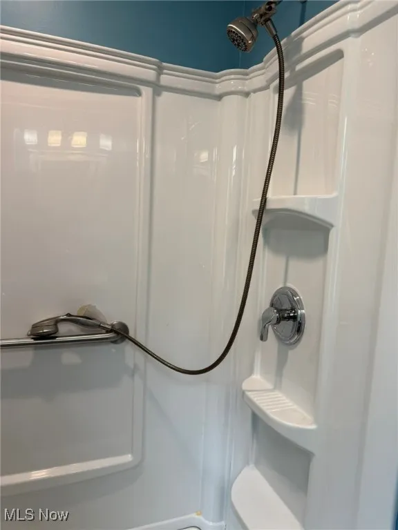 Bathroom with walk in shower