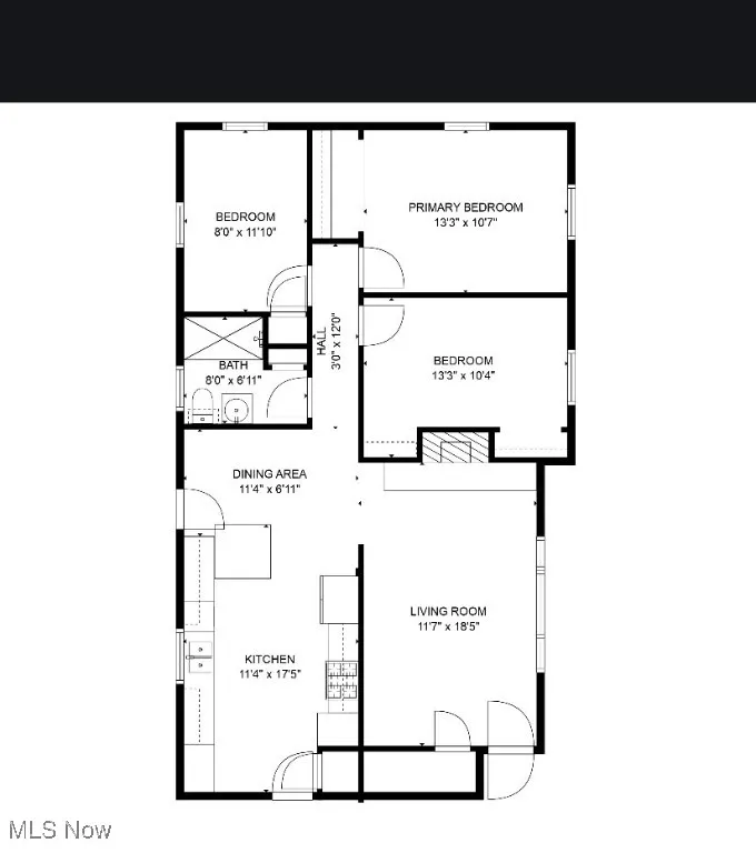 View of floor plan / room layout