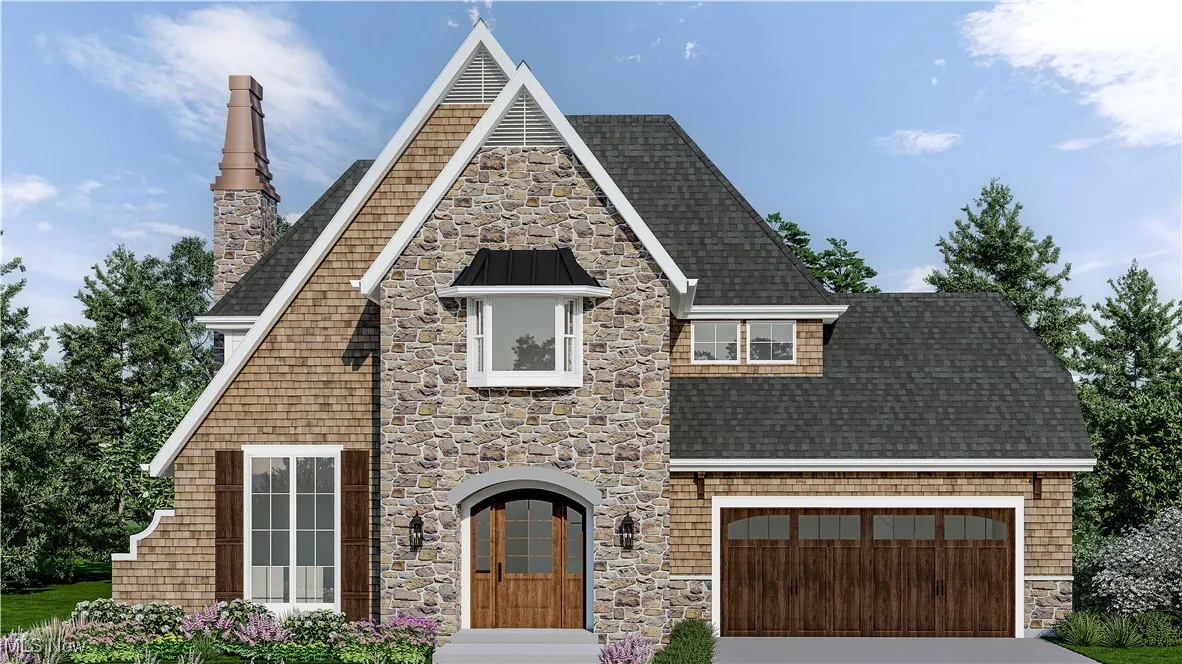 Optional Rendering - B-1 Shake & Stone Woodtone Sand Castle - One of 8 Choices