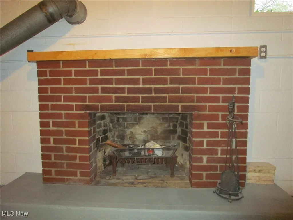 Basement Fireplace