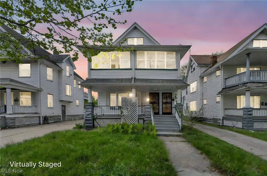 Traditional style home with covered porch