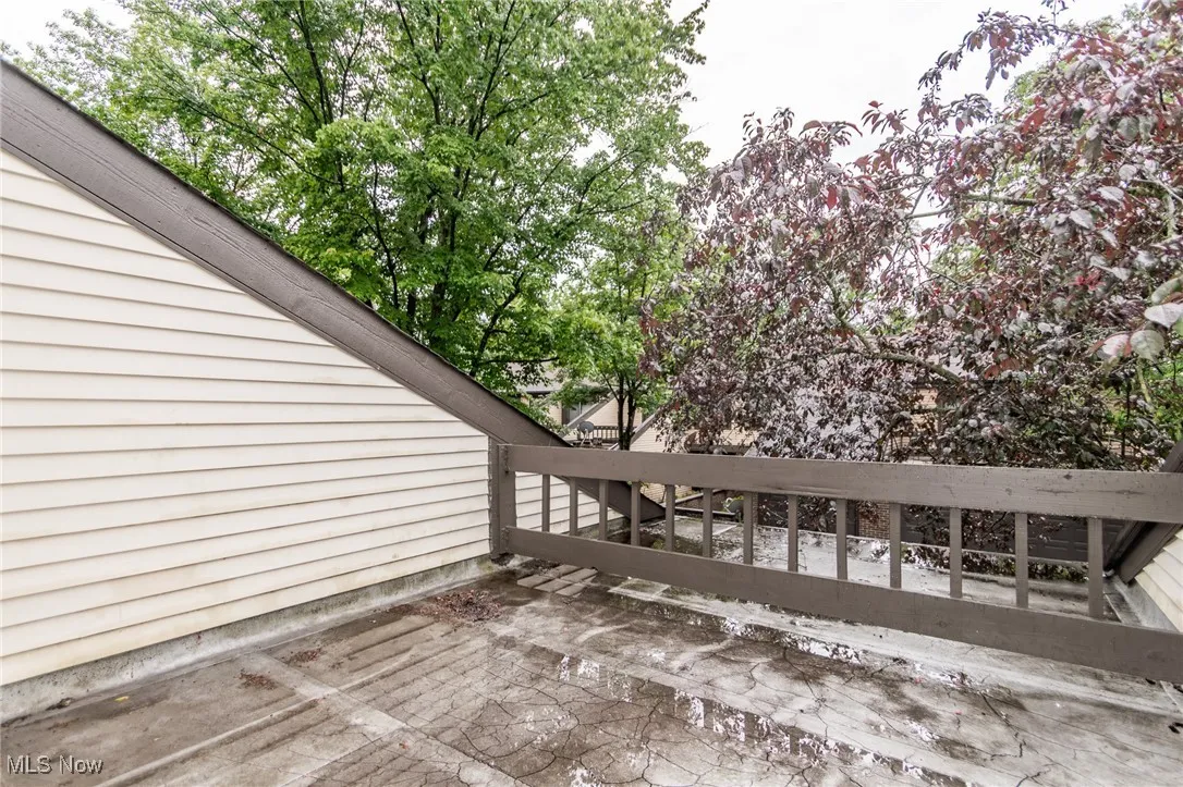Deck off the primary bedroom