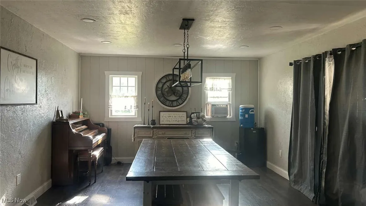 Large dining area open to kitchen