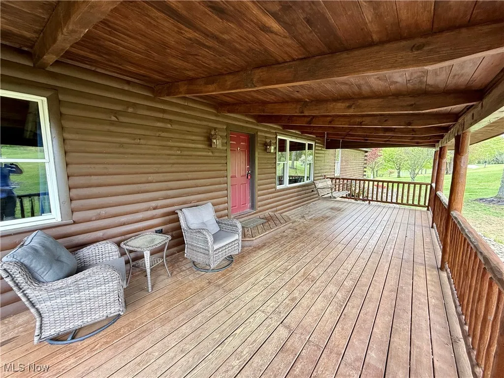 View of deck