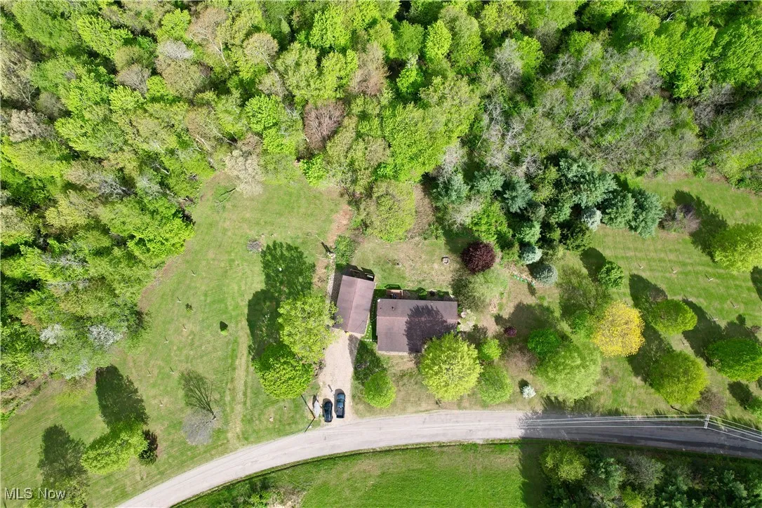Aerial overview of property's location