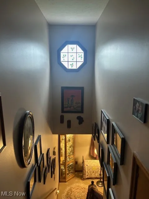 Beautiful staircase to second floor.