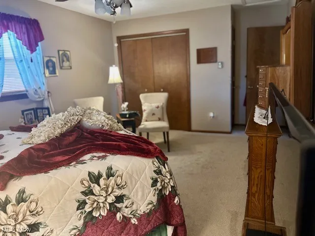 There is a linen closet just inside the door.