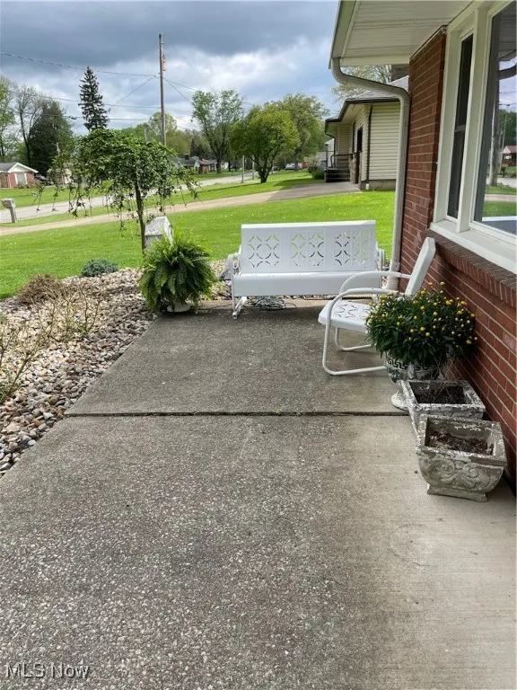 View of front walk-way