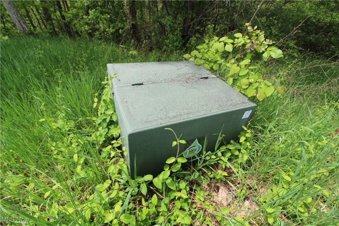 Exterior view of a pad mount transformer