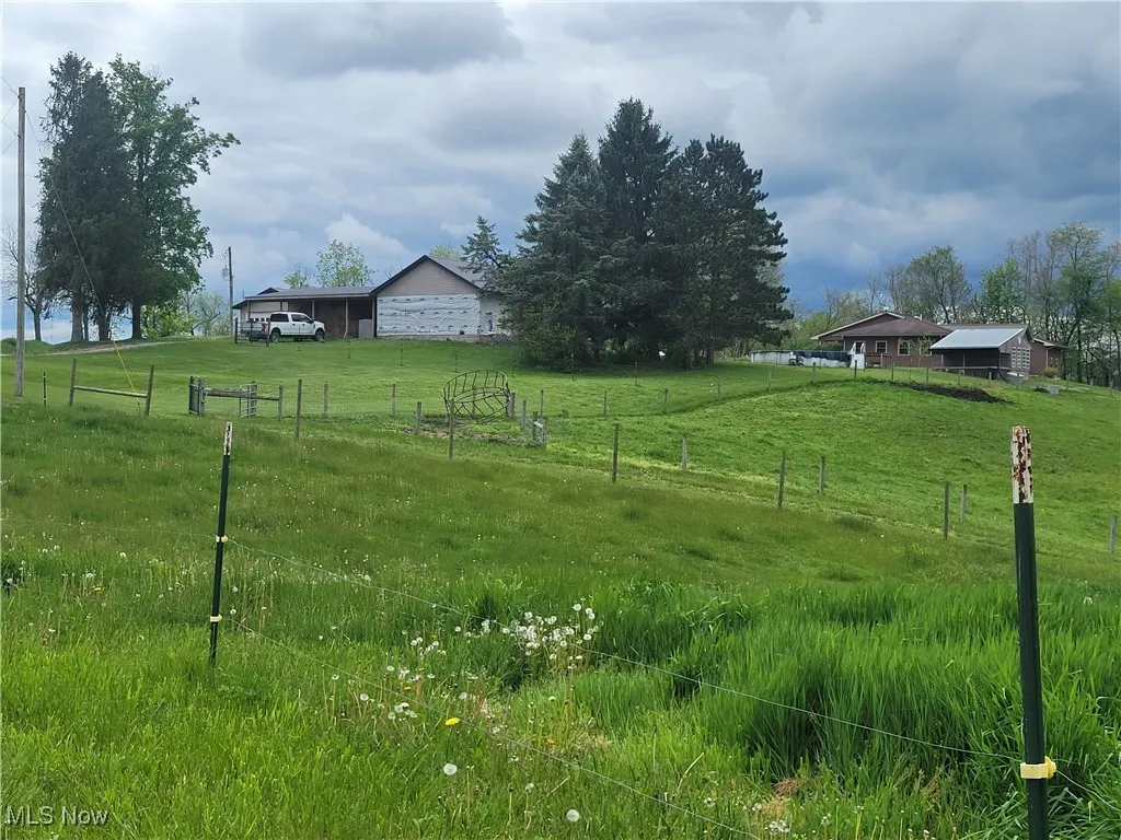 fenced pasture