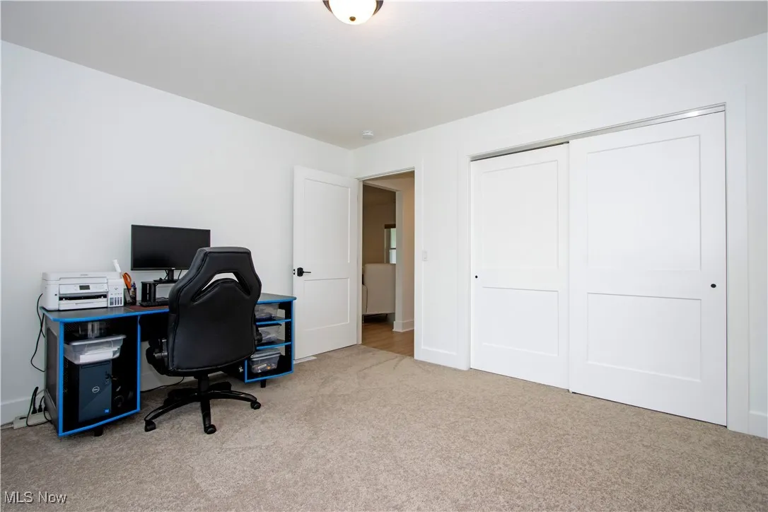 View of carpeted office