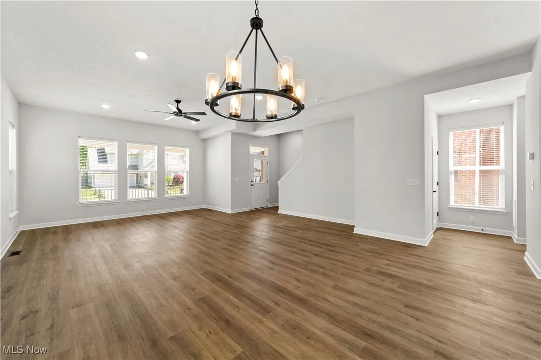 Open concept floor plan